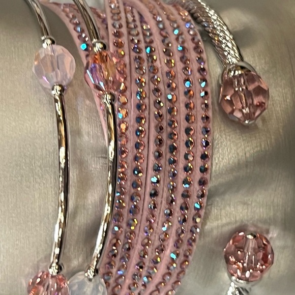 Touchstone Crystal by Swarovski WRAP STAR pink new in box over 600 crystals - Picture 3 of 11